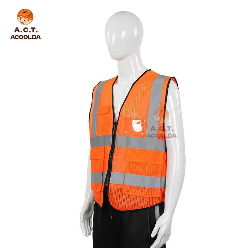reflective safety vest for delivery riders, high visibility vest courier, custom logo safety vest wholesale, food delivery reflective vest, courier uniform vest manufacturer, bulk hi-vis vest supplier China, customizable reflective vest for branding,