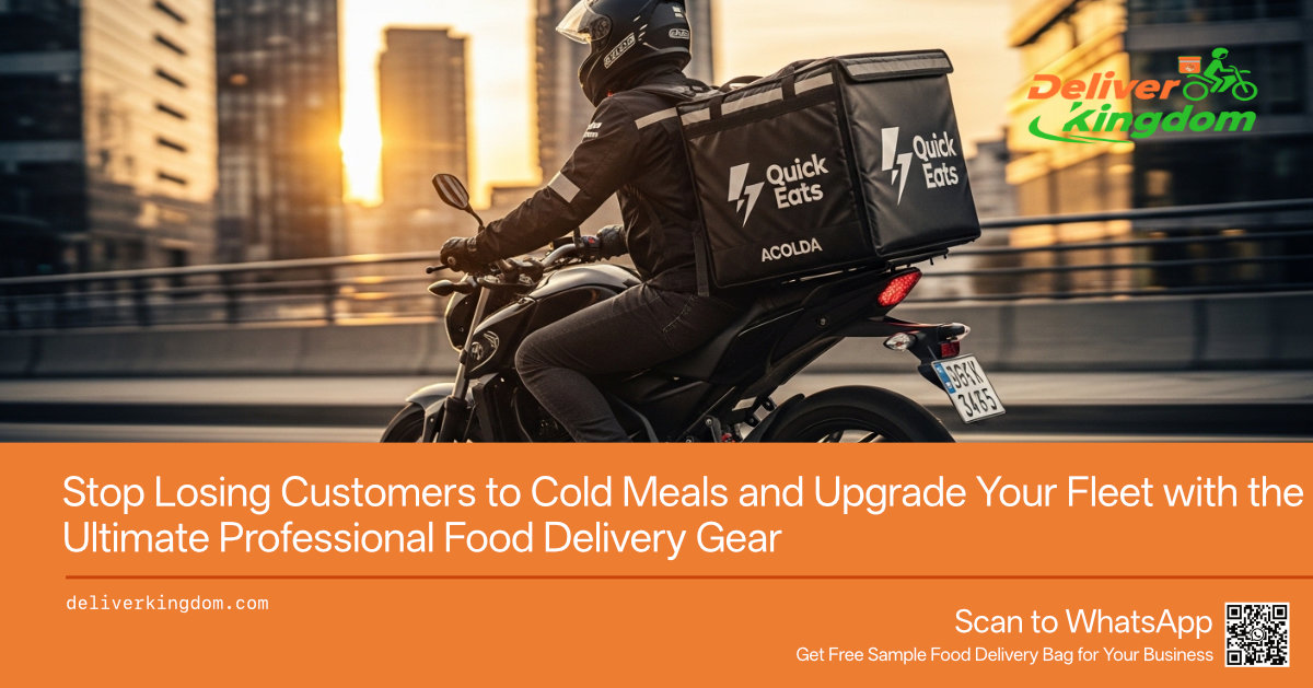 توقف عن خسارة العملاء بسبب الوجبات الباردة وقم بتحديث أسطولك بأحدث معدات توصيل الطعام الاحترافية.