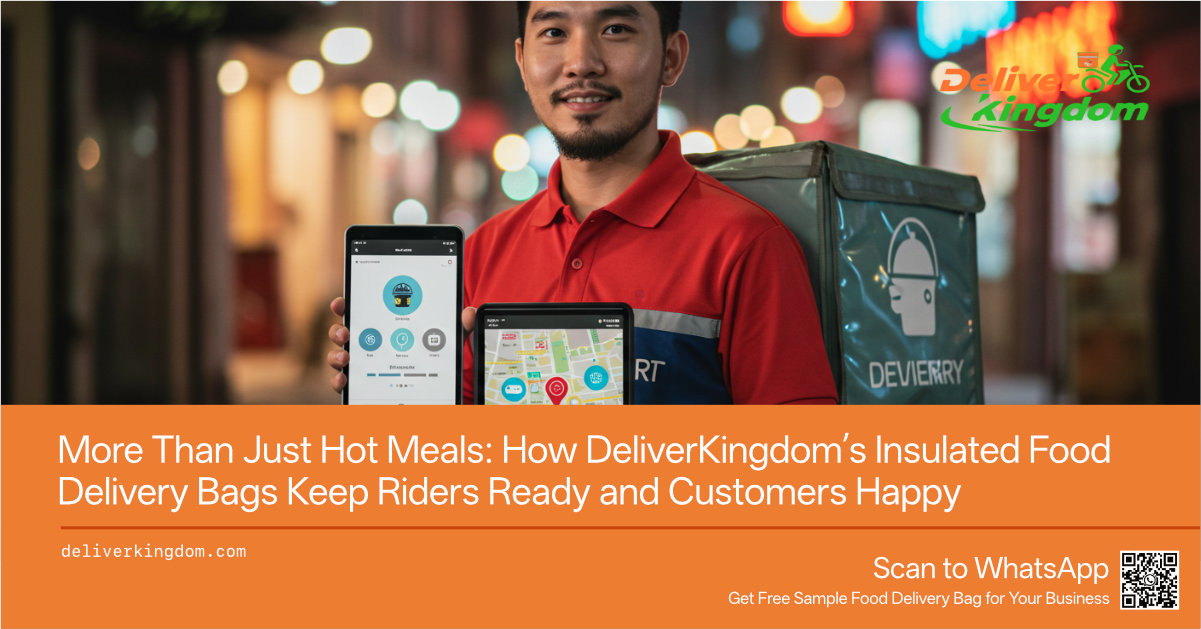 أكثر من مجرد وجبات ساخنة: كيف تُبقي حقائب توصيل الطعام المعزولة من DeliverKingdom السائقين على أهبة الاستعداد والعملاء سعداء