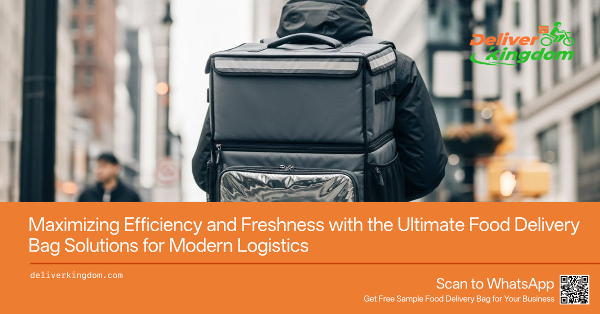 تحقيق أقصى قدر من الكفاءة والنضارة مع حلول أكياس توصيل الطعام المثالية للخدمات اللوجستية الحديثة