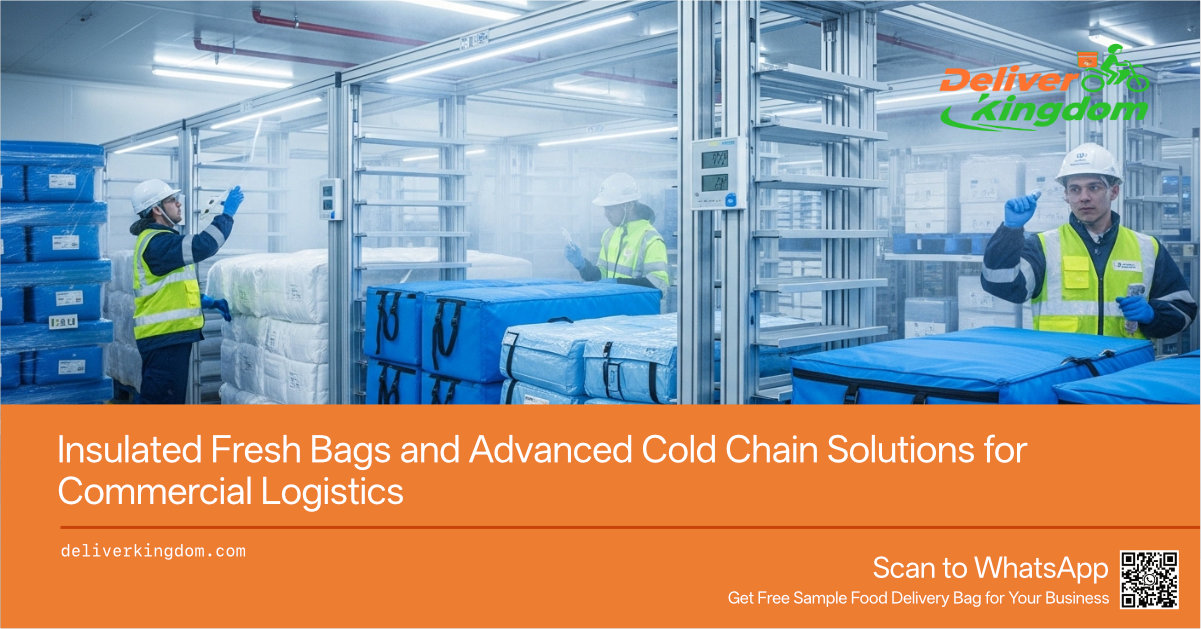 أكياس طازجة معزولة وحلول سلسلة التبريد المتقدمة للخدمات اللوجستية التجارية
